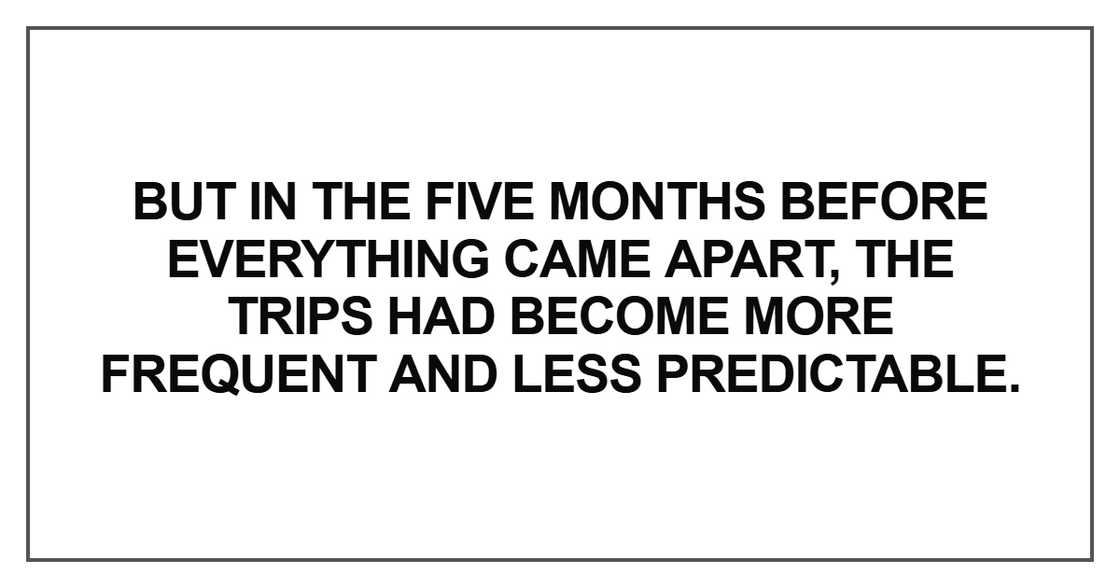 But in the five months before everything came apart But in the five months before everything came apart