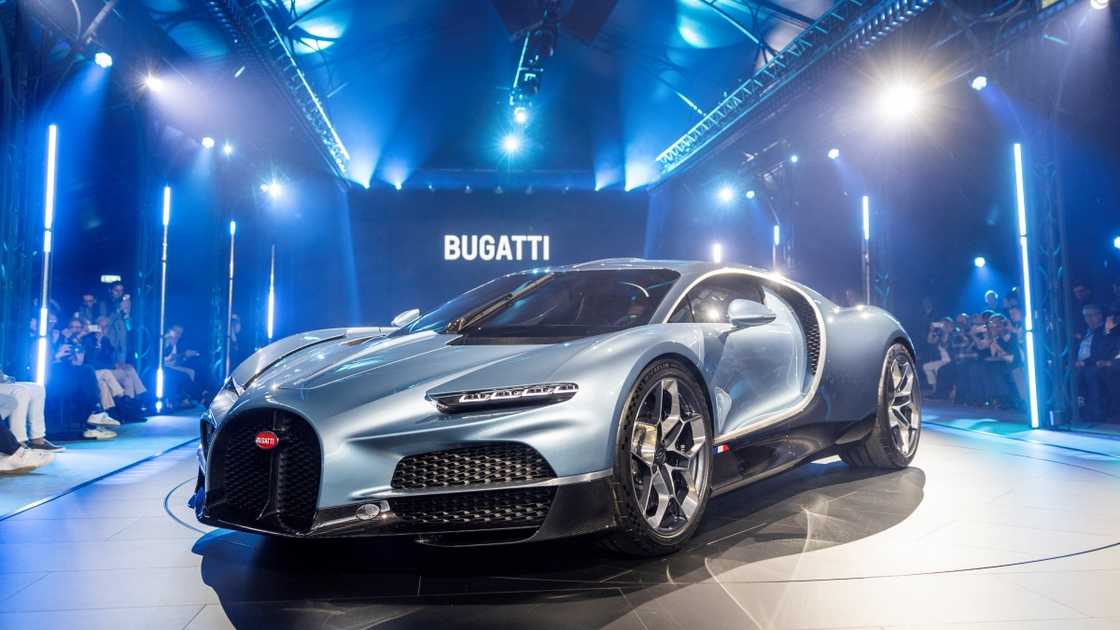 The Bugatti Tourbillon is pictured at a debut event for the Bugatti Tourbillon The Bugatti Tourbillon is pictured at a debut event for the Bugatti Tourbillon
