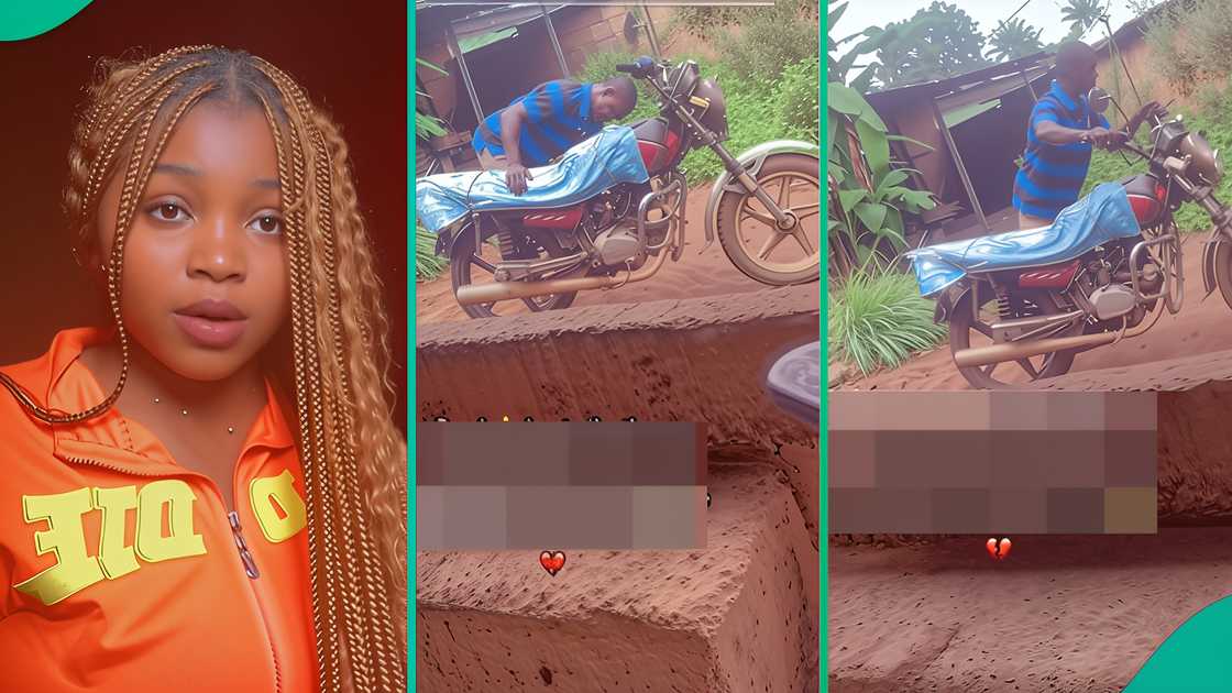 A young lady who wants to change her father’s okada makes a special request. A young lady who wants to change her father’s okada makes a special request.