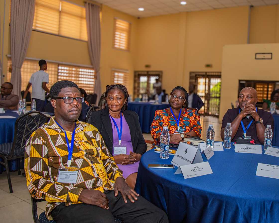 University of Ghana staff during a conference University of Ghana staff during a conference