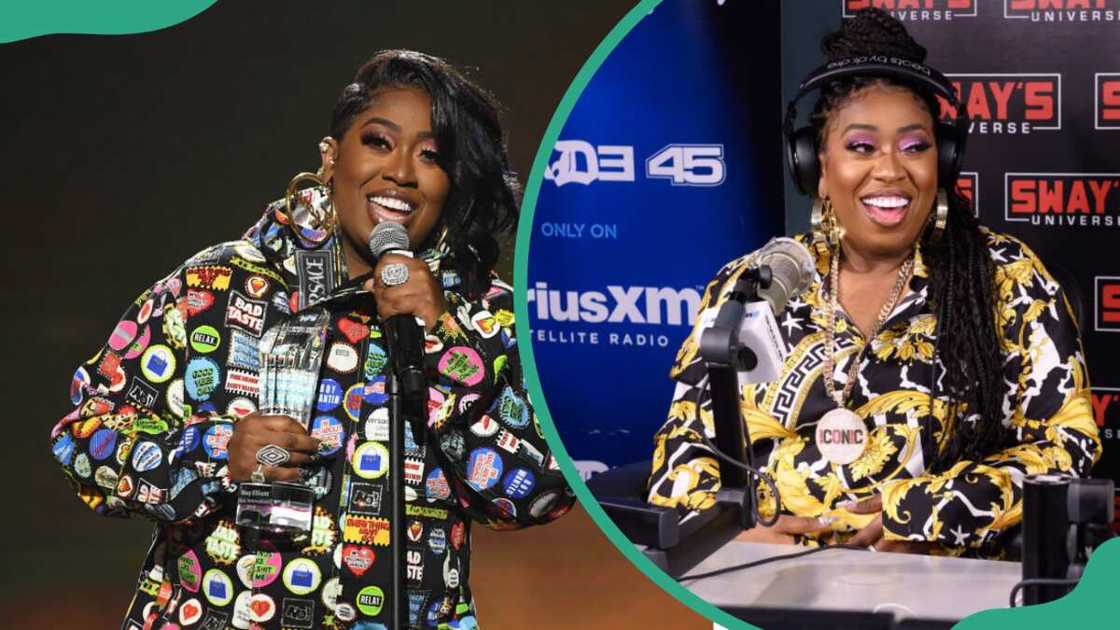 Missy Elliott at MGM National Harbor in Oxon Hill, Maryland. (L). Calloway at the SiriusXM Studios (R) Missy Elliott at MGM National Harbor in Oxon Hill, Maryland. (L). Calloway at the SiriusXM Studios (R)