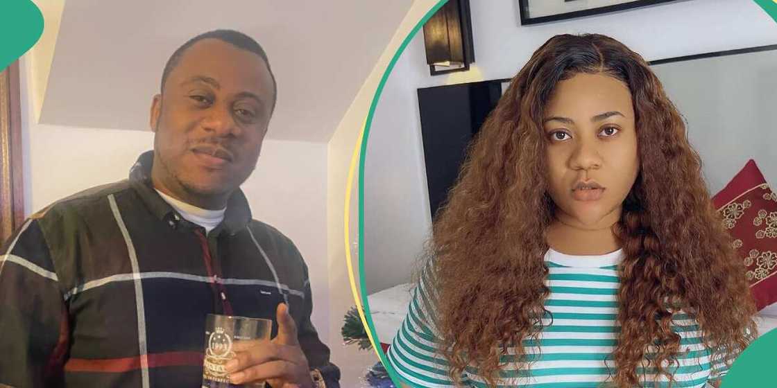 Nkechi Blessing's ex-boyfriend Opeyemi Falegan reacts as she falls sick.