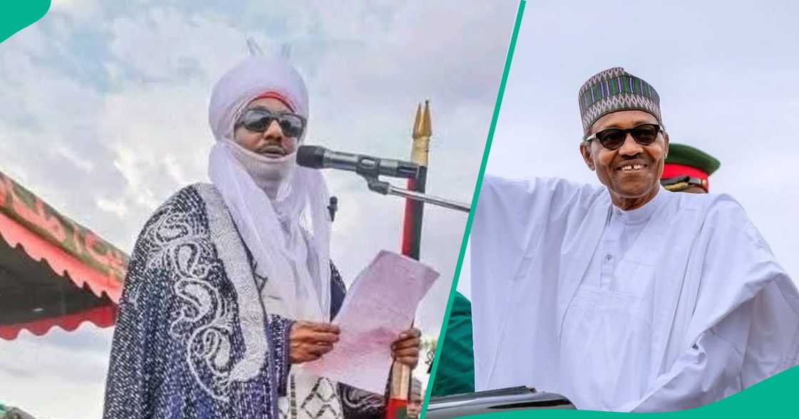 Sanusi II bai halarci jana'izar Buhari ba Sanusi II bai halarci jana'izar Buhari ba