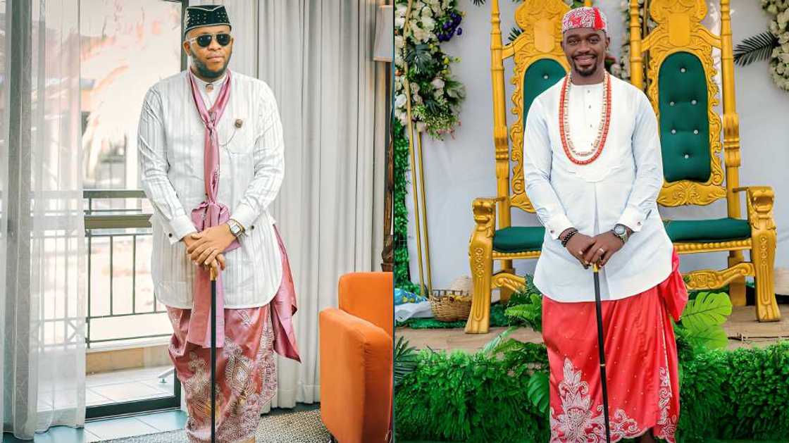 Lovely Ibibio traditional male attires