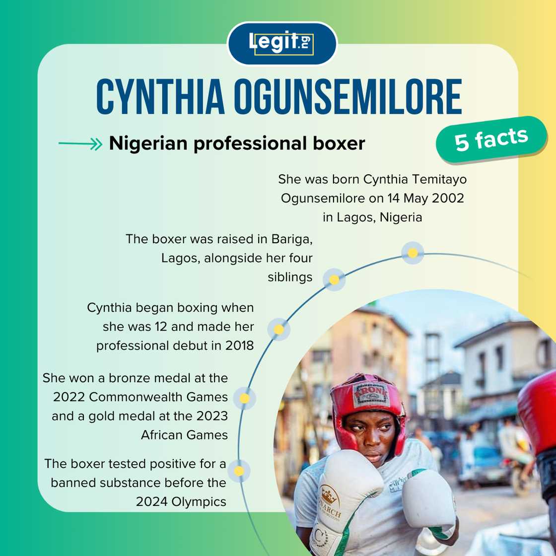 Five facts about Cynthia Ogunsemilore