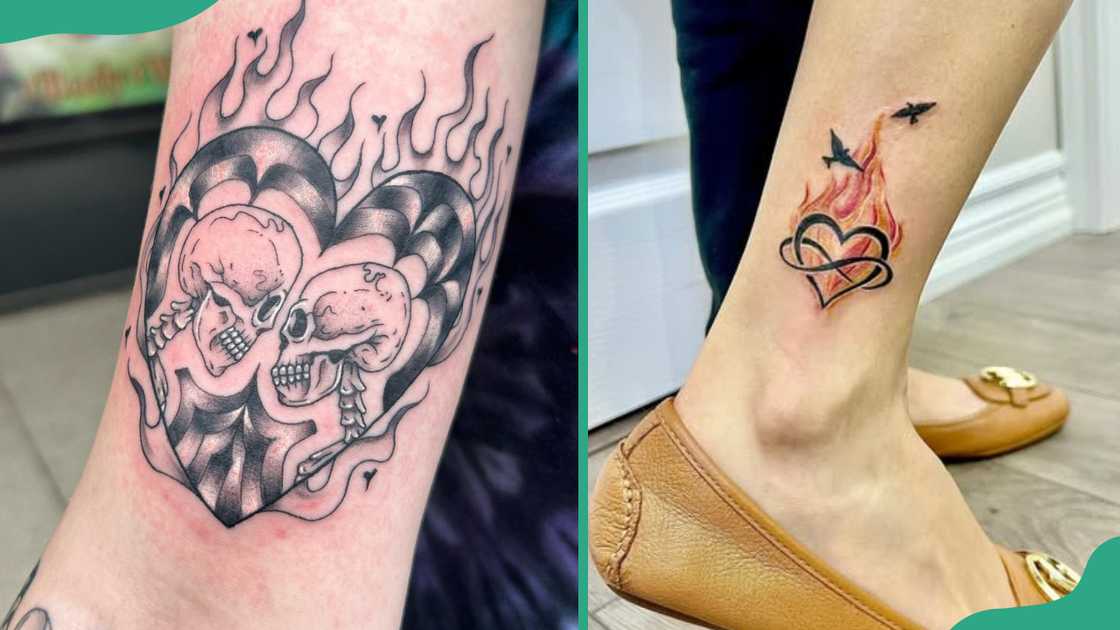 Love twin flame tattoo Love twin flame tattoo