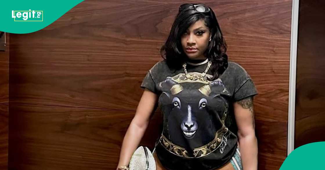 Angela Okorie meets special fan while filming Angela Okorie meets special fan while filming