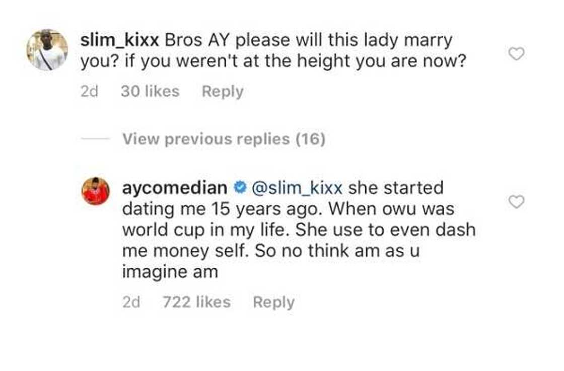 AY reveals how his wife stood by him when he had nothing AY reveals how his wife stood by him when he had nothing