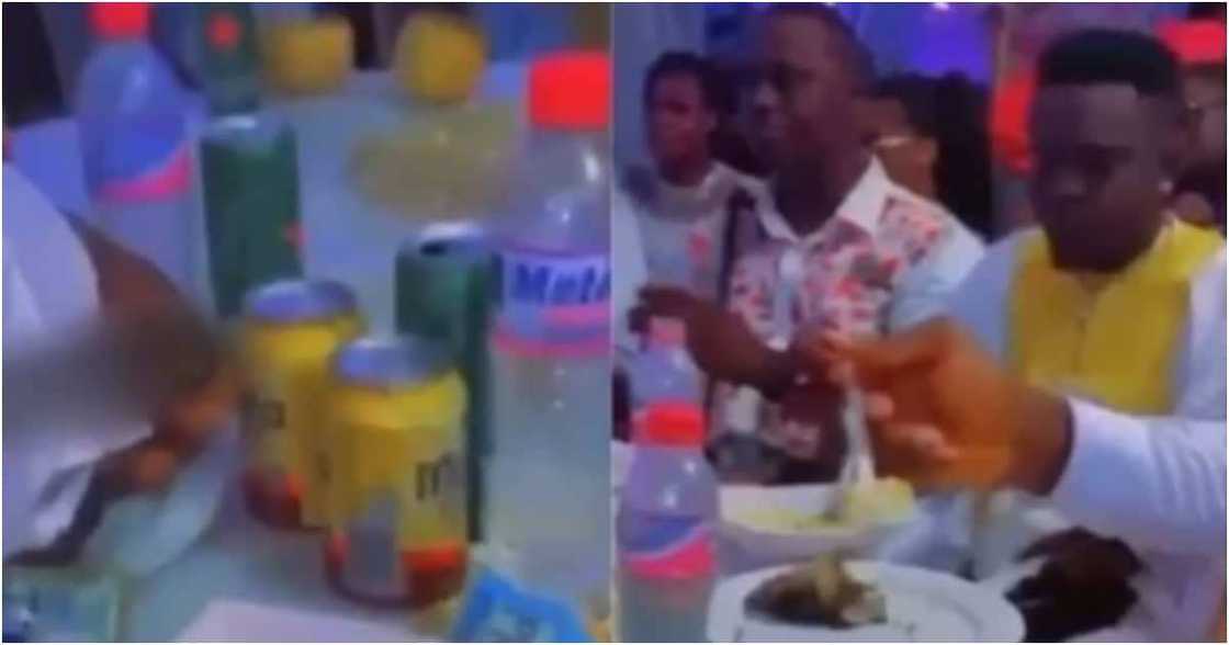 Couple serves 'gari soaking' to guests Couple serves 'gari soaking' to guests