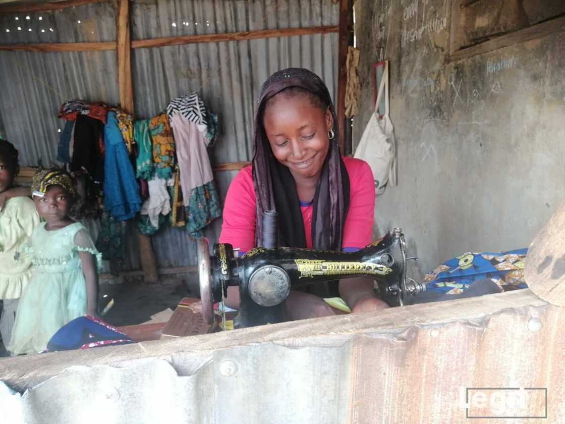 Boko Haram, IDP, Wassa IDP Camp, Abuja, Ruth Paul, Tailoring Boko Haram, IDP, Wassa IDP Camp, Abuja, Ruth Paul, Tailoring