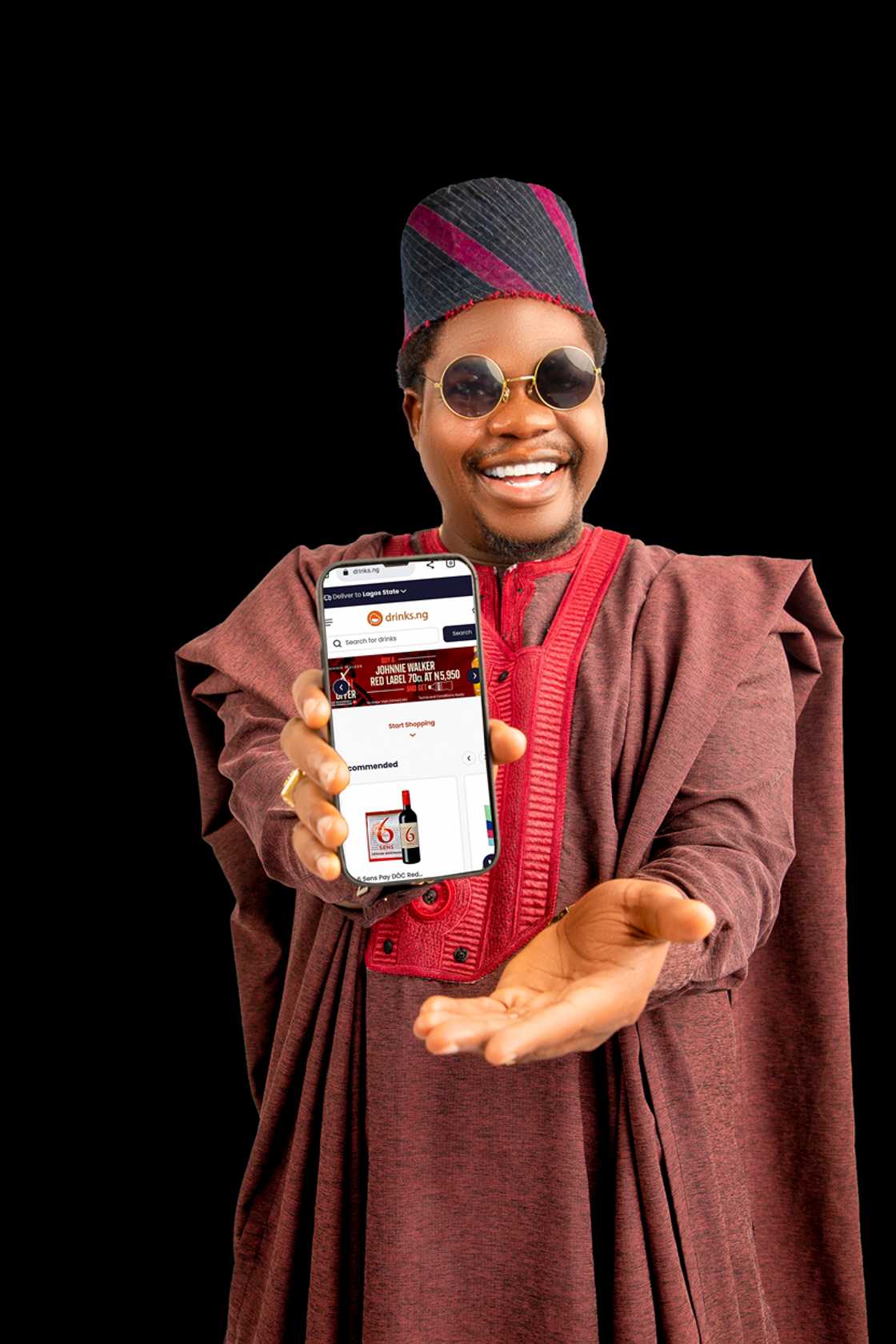 Drinks.ng Signs Mr Macaroni as Brand Ambassador, Relaunches Biggest Pre-Drinks Platform in Lagos Drinks.ng Signs Mr Macaroni as Brand Ambassador, Relaunches Biggest Pre-Drinks Platform in Lagos