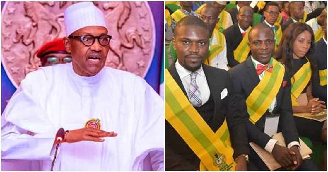 Good news as President Buhari offers automatic employment to over 100 ex-corps members Good news as President Buhari offers automatic employment to over 100 ex-corps members