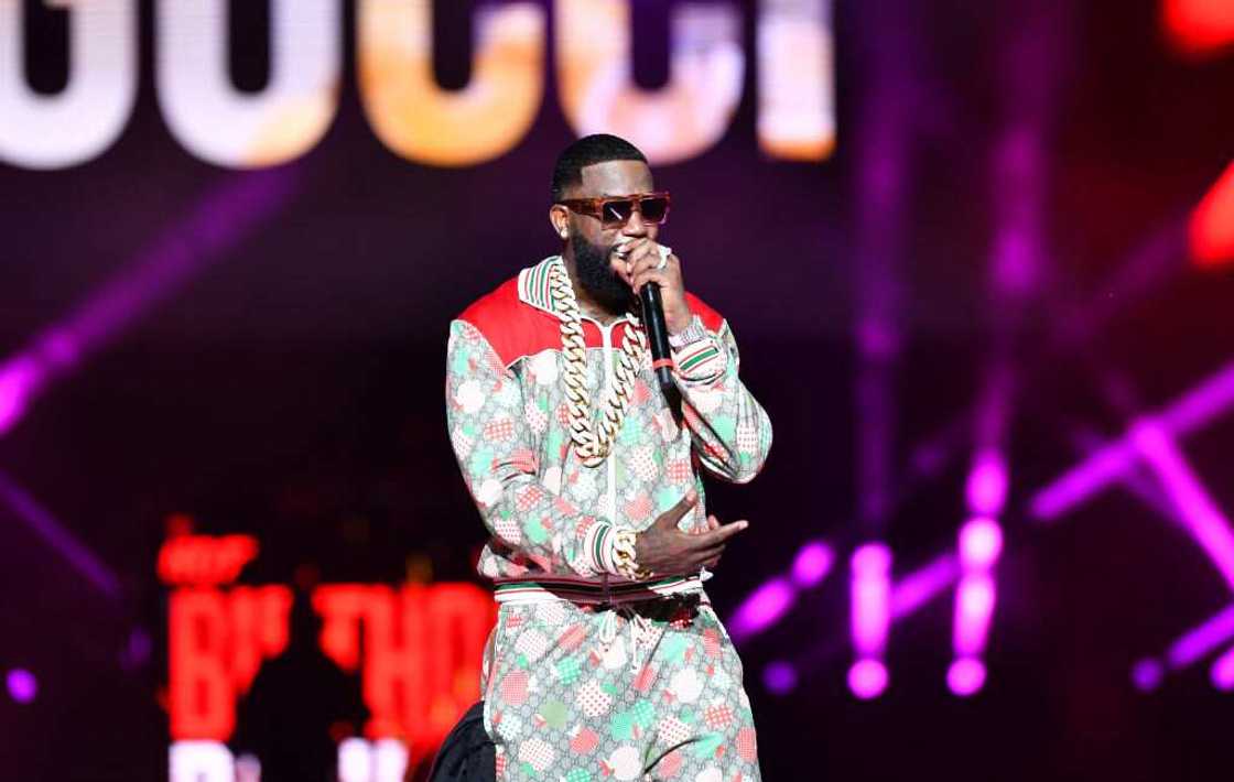 Gucci Mane se produit au Center Parc Credit Union Stadium de la Georgia State University le 17 juillet 2021 à Atlanta. (photo de Prince Williams/Wireimage)