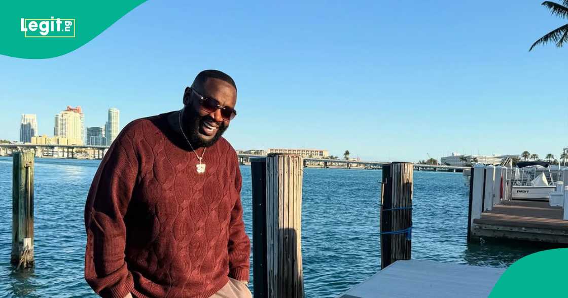 Rick Ross excitedly hails Odumodu on video. Rick Ross excitedly hails Odumodu on video.