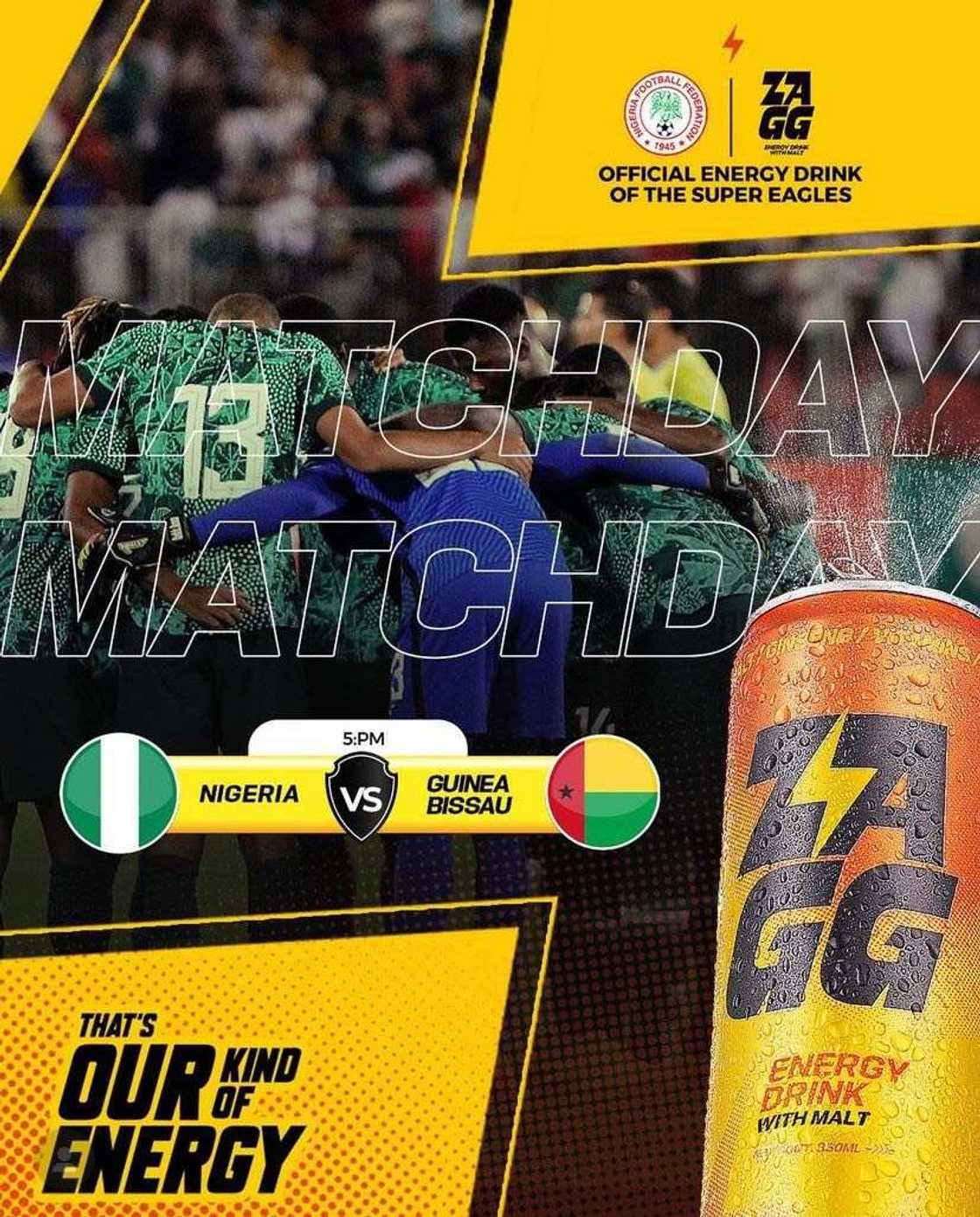Let’s Meuvee Naija: Zagg Unveiled as the Official Energy-Malt Drink Sponsor of the NFF Let’s Meuvee Naija: Zagg Unveiled as the Official Energy-Malt Drink Sponsor of the NFF