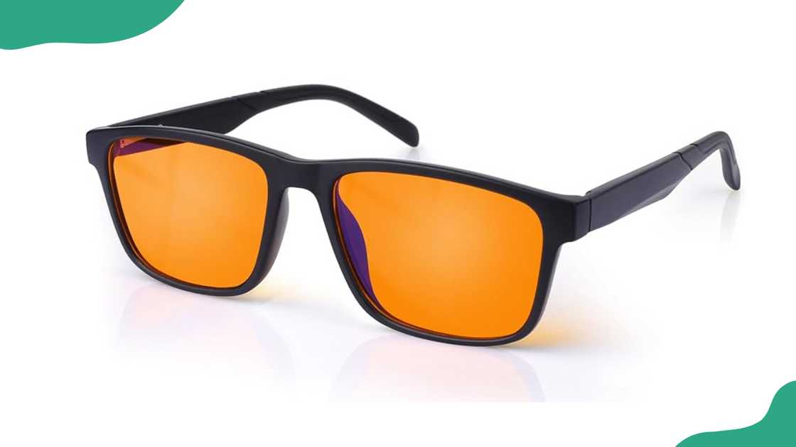 Orange and black gaming glasses Orange and black gaming glasses