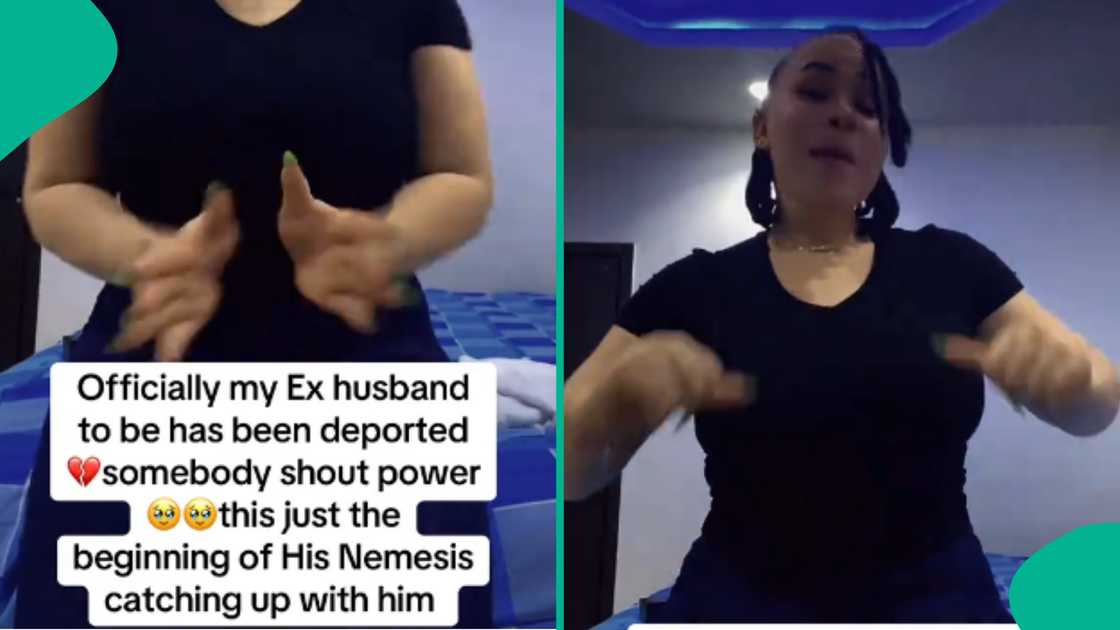 Lady overjoyed as her former fiance gets deported after he called off their wedding