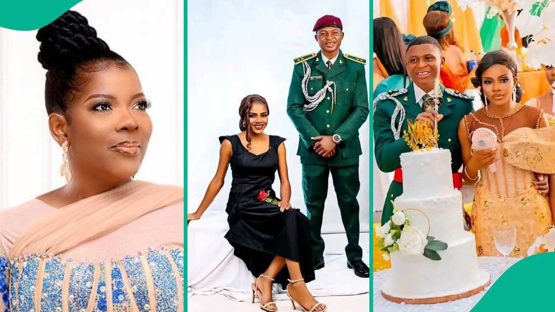 Nigerian woman reacts to death of army officer.
