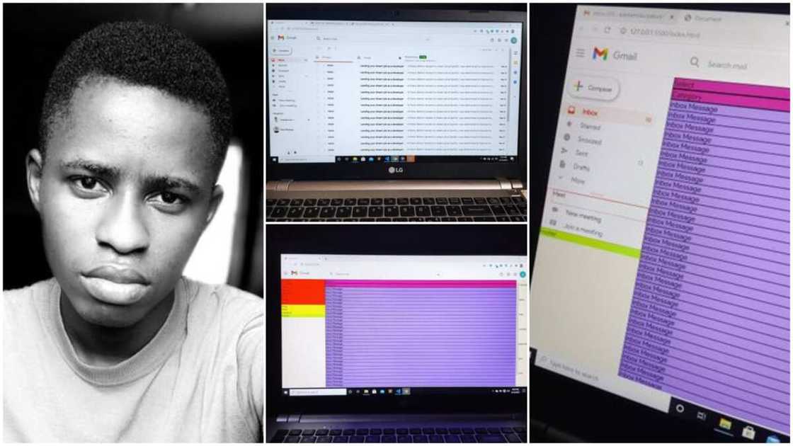 Yahoo Boys Must not See this: Reactions as Young Nigerian Man Creates Gmail Replica with Tech Skills Yahoo Boys Must not See this: Reactions as Young Nigerian Man Creates Gmail Replica with Tech Skills