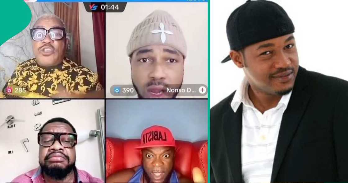 Nollywood veterans on TikTok.