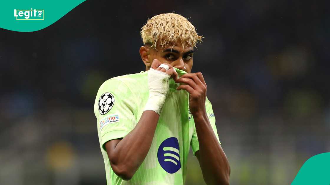 Lamine Yamal, Barcelona, Champions League, UCL, Inter Milan, San Siro Lamine Yamal, Barcelona, Champions League, UCL, Inter Milan, San Siro