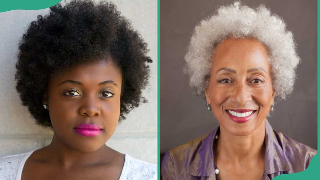 Combed-out curls Combed-out curls