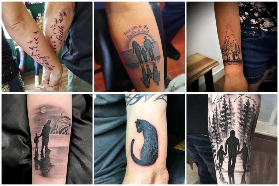 Father-daughter tattoos Father-daughter tattoos