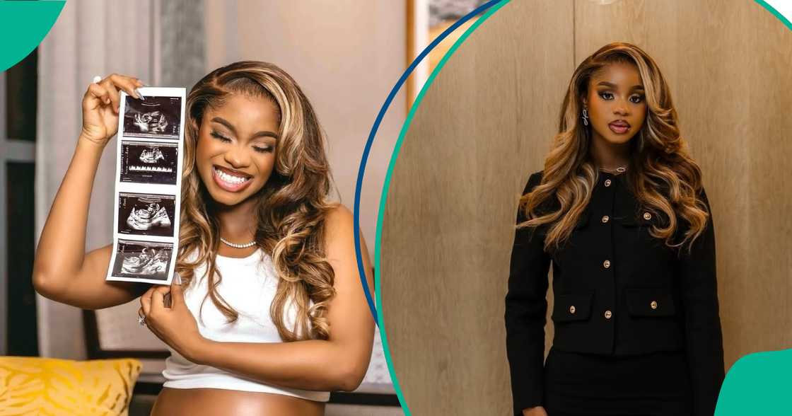 Priscilla Ojo flaunts her baby bump in new video Priscilla Ojo flaunts her baby bump in new video
