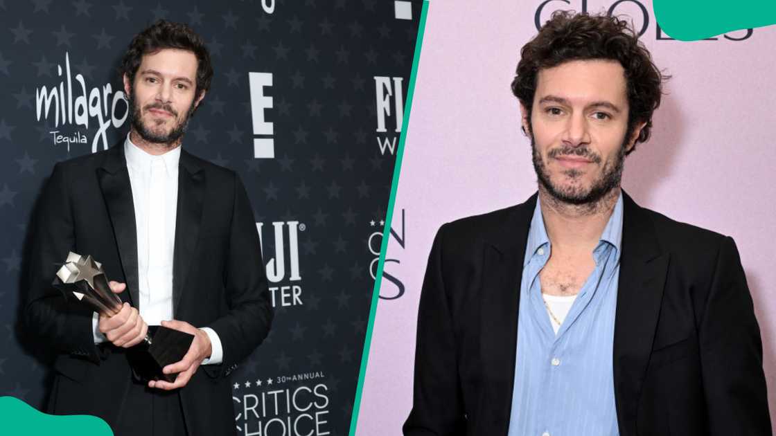 Adam Brody at the 30th Annual Critics Choice Awards (L). The actor attends Golden Globes First-Time Nominee Luncheon (R) Adam Brody at the 30th Annual Critics Choice Awards (L). The actor attends Golden Globes First-Time Nominee Luncheon (R)