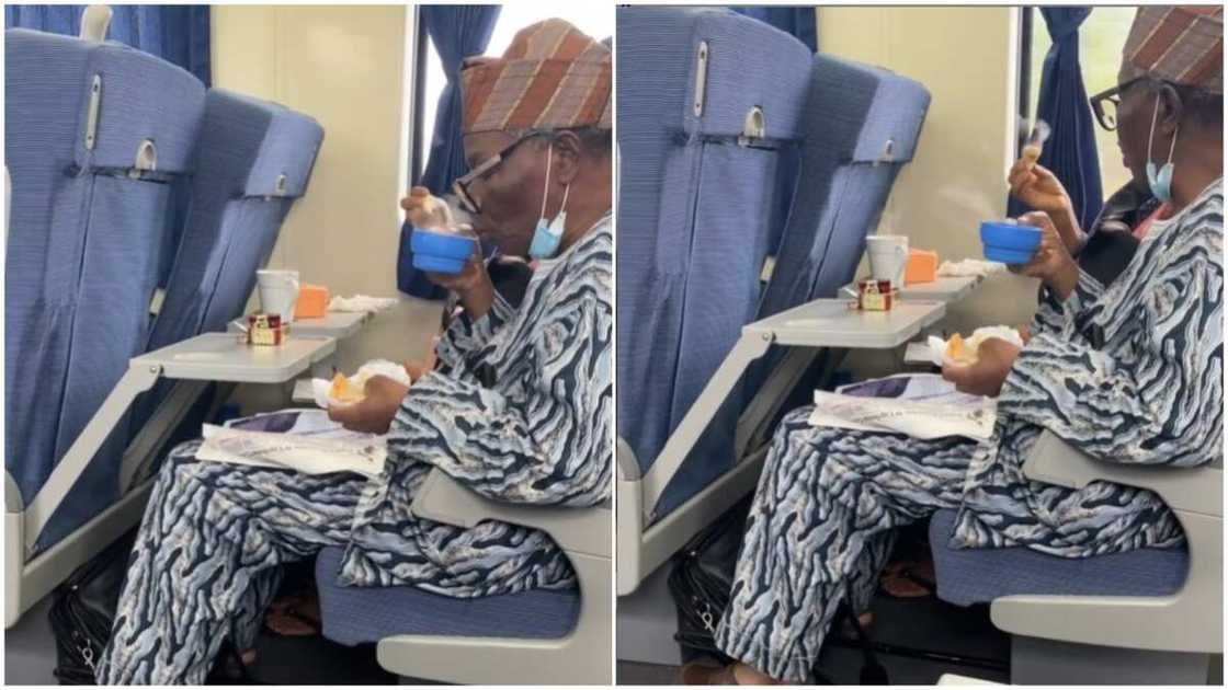 The grandpa sipped his hot tea. The grandpa sipped his hot tea.