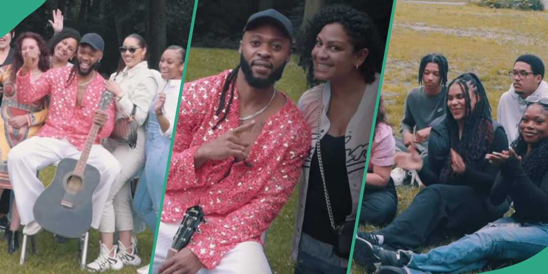 Flavour and white fans in Amsterdam, Flavour sins in an open green field Flavour and white fans in Amsterdam, Flavour sins in an open green field