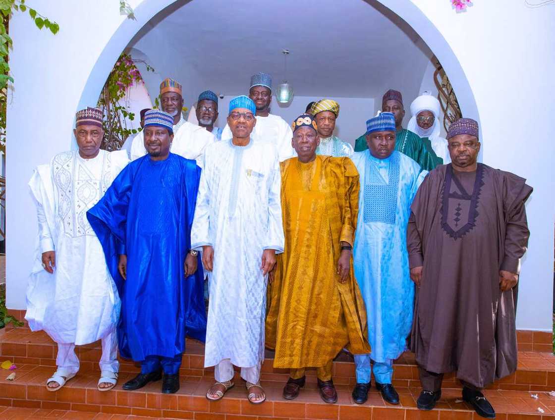 President Muhammadu Buhari, Daura, Katsina state, Governor Umar Ganduje of Kano State President Muhammadu Buhari, Daura, Katsina state, Governor Umar Ganduje of Kano State