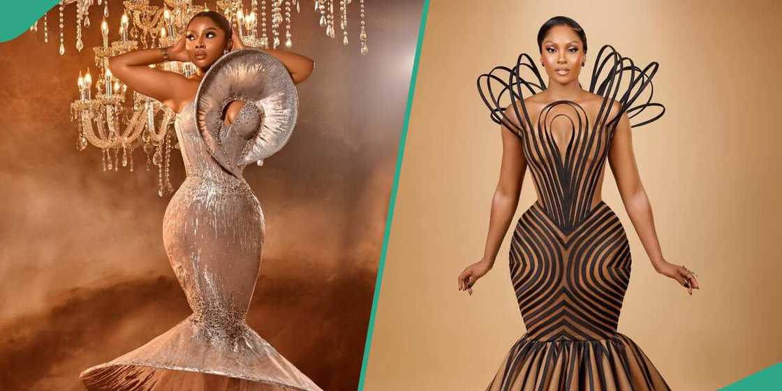 Celebs' outfits made by Veekee James Celebs' outfits made by Veekee James