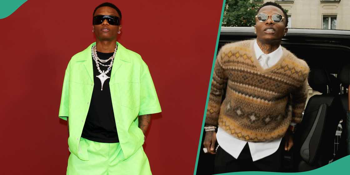 Wizkid sighted recording in the studio. Wizkid sighted recording in the studio.