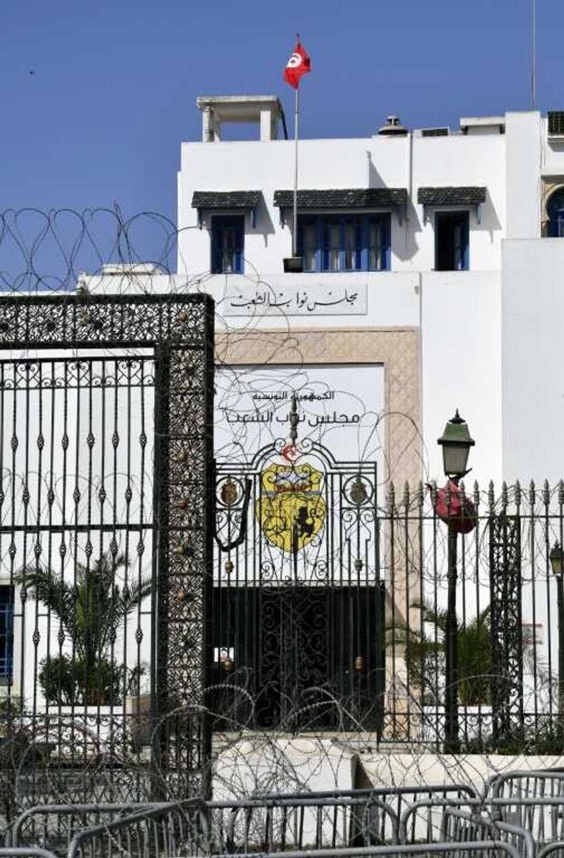 The Tunisian parliament, pictured on March 31, 2022 The Tunisian parliament, pictured on March 31, 2022