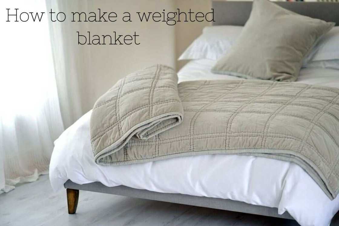 How to make a weighted blanket