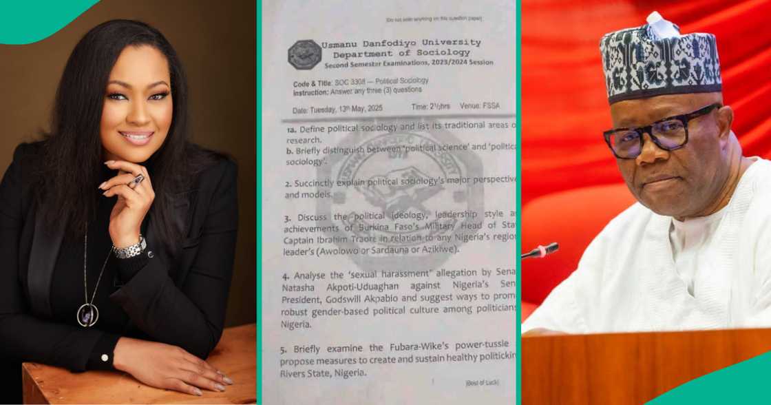 Nigerian university features Natasha and Akpabio saga in its examination, question paper surfaces on social media Nigerian university features Natasha and Akpabio saga in its examination, question paper surfaces on social media