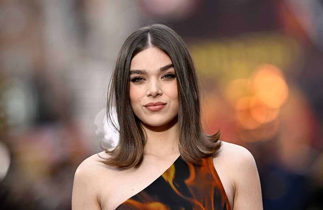 Hailee Steinfeld at the Cineworld Leicester Square in London, England Hailee Steinfeld at the Cineworld Leicester Square in London, England