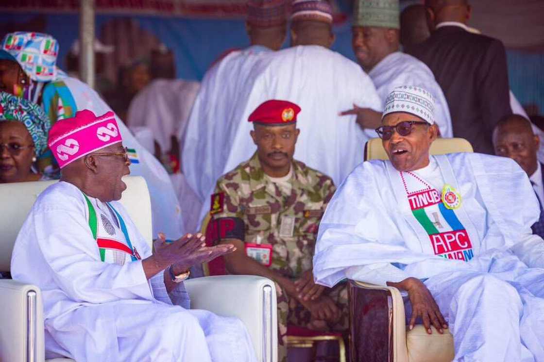 Buhari da Tinubu Buhari da Tinubu