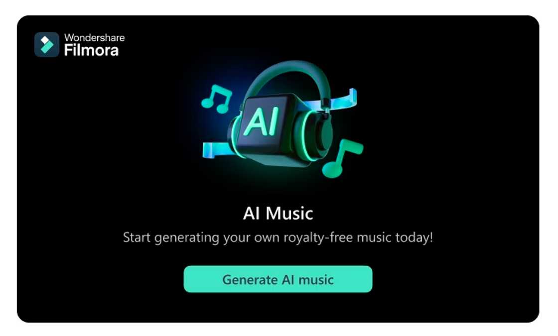 Open Your Ears and Listen: Wondershare Filmora’s AI Music Generator