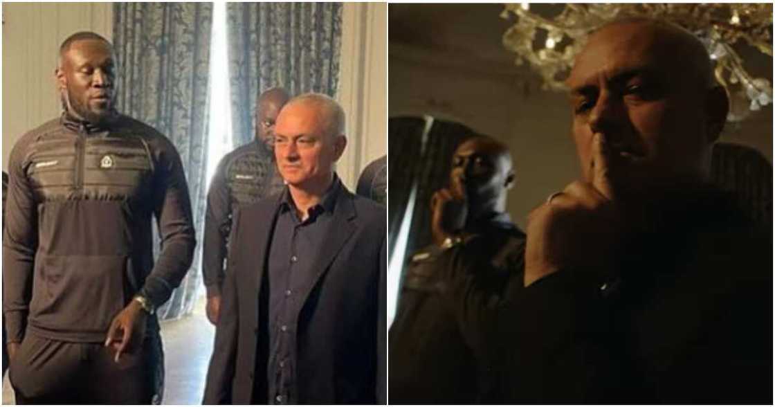 Stormzy and Jose Mourinho Stormzy and Jose Mourinho