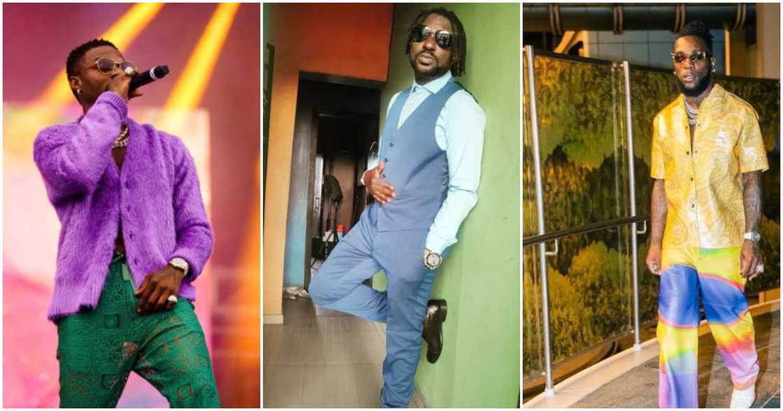 Photos of Wizkid, Blackface and Burna Boy Photos of Wizkid, Blackface and Burna Boy