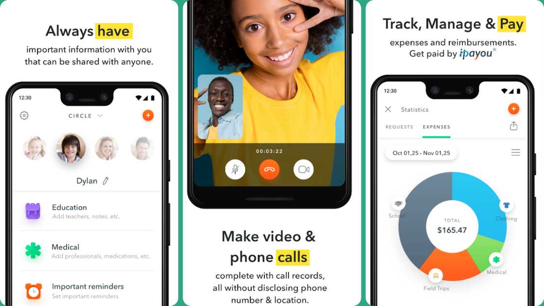 Main features of the AppClose: Co-Parent Essentials app. Main features of the AppClose: Co-Parent Essentials app.