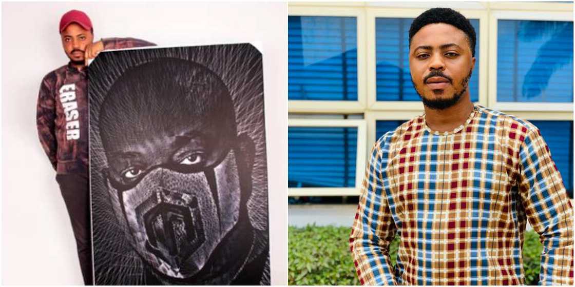 Nigerian artist paints beautiful portrait of Don Jazzy, wants to meet him and touch his garment, many react Nigerian artist paints beautiful portrait of Don Jazzy, wants to meet him and touch his garment, many react