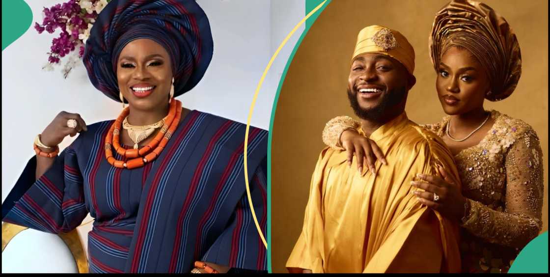 Mama Rainbow celebrates Davido and his wife