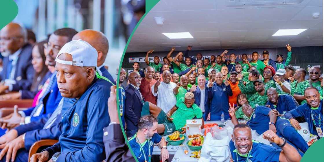 VP Shettima, Super Eagles, AFCON