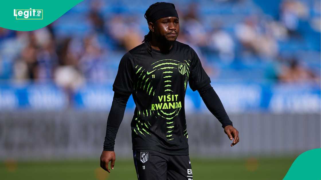Ademola Lookman, Diego Simeone, Atletico Madrid, Alaves, La Liga. Ademola Lookman, Diego Simeone, Atletico Madrid, Alaves, La Liga.