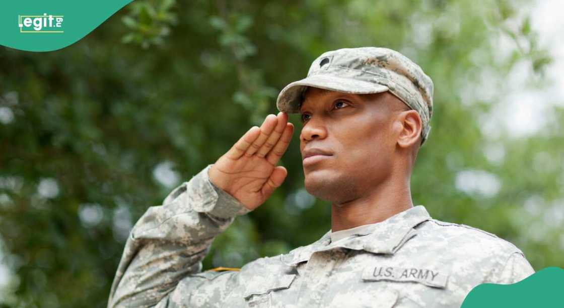 A US army officer