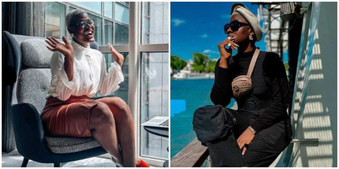 Photos of BBNaija star Alex Unusual. Photos of BBNaija star Alex Unusual.