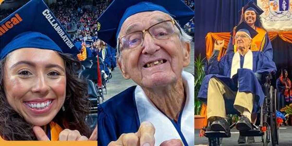 88-year-old man graduates from university same day as granddaughter 88-year-old man graduates from university same day as granddaughter